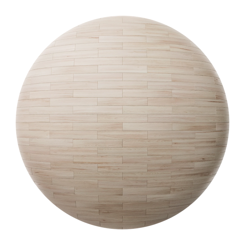 Douglas Fir Brick Bond Parquet Wood Floor PBR Texture - Sphere Swatch Preview | Superellipse