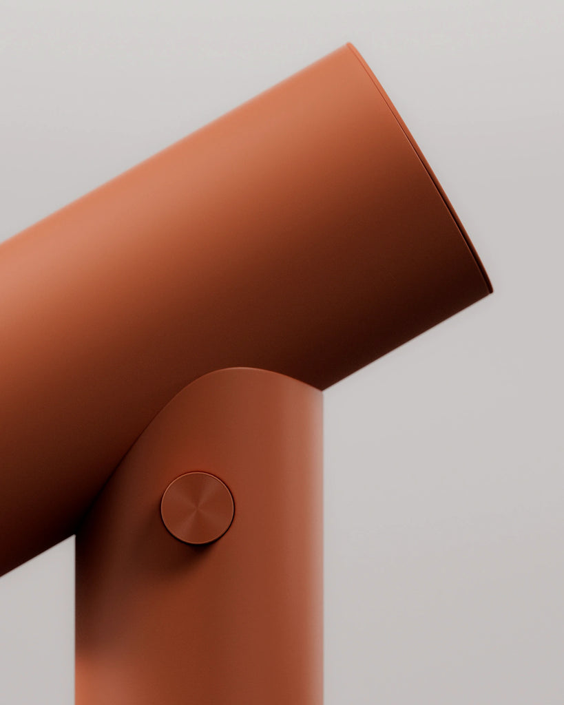 Red Earth Powdercoated Aluminium Metal PBR Texture - Example Scene Visualization | Superellipse