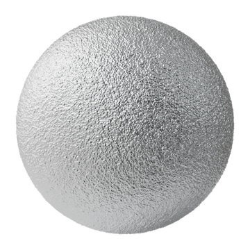 Sand Cast Aluminium Metal PBR Texture - Sphere Swatch Preview | Superellipse