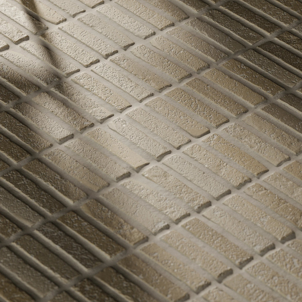 Low Temperature Fired Yellow Terracotta Bricks PBR Texture - Example Scene Visualization | Superellipse