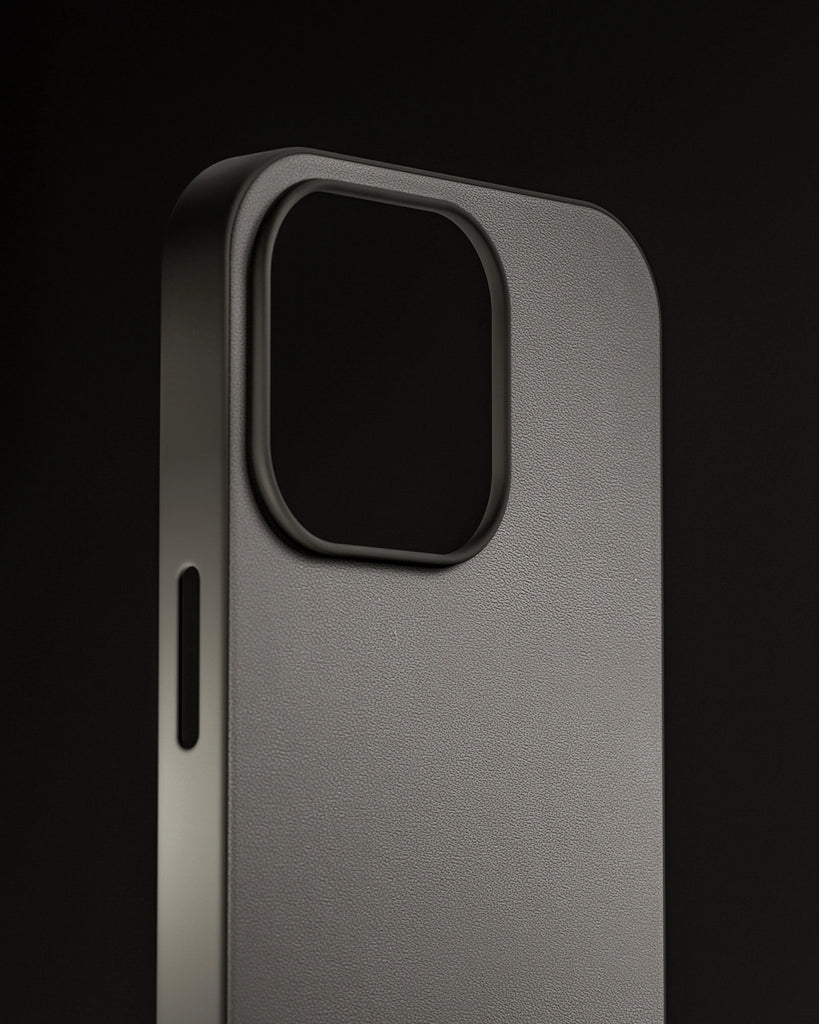 Faux Leather Fine Grain Anthracite PBR Texture - Example Scene Visualization | Superellipse