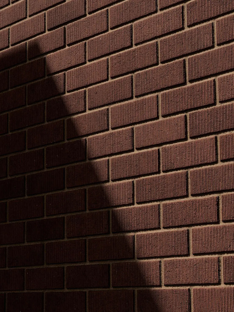 Ribbed Carlton Red Brick Running Bond PBR Texture - Example Scene Visualization | Superellipse