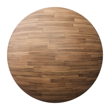 Teak Staggered Wood Floor PBR Texture - Sphere Swatch Preview | Superellipse