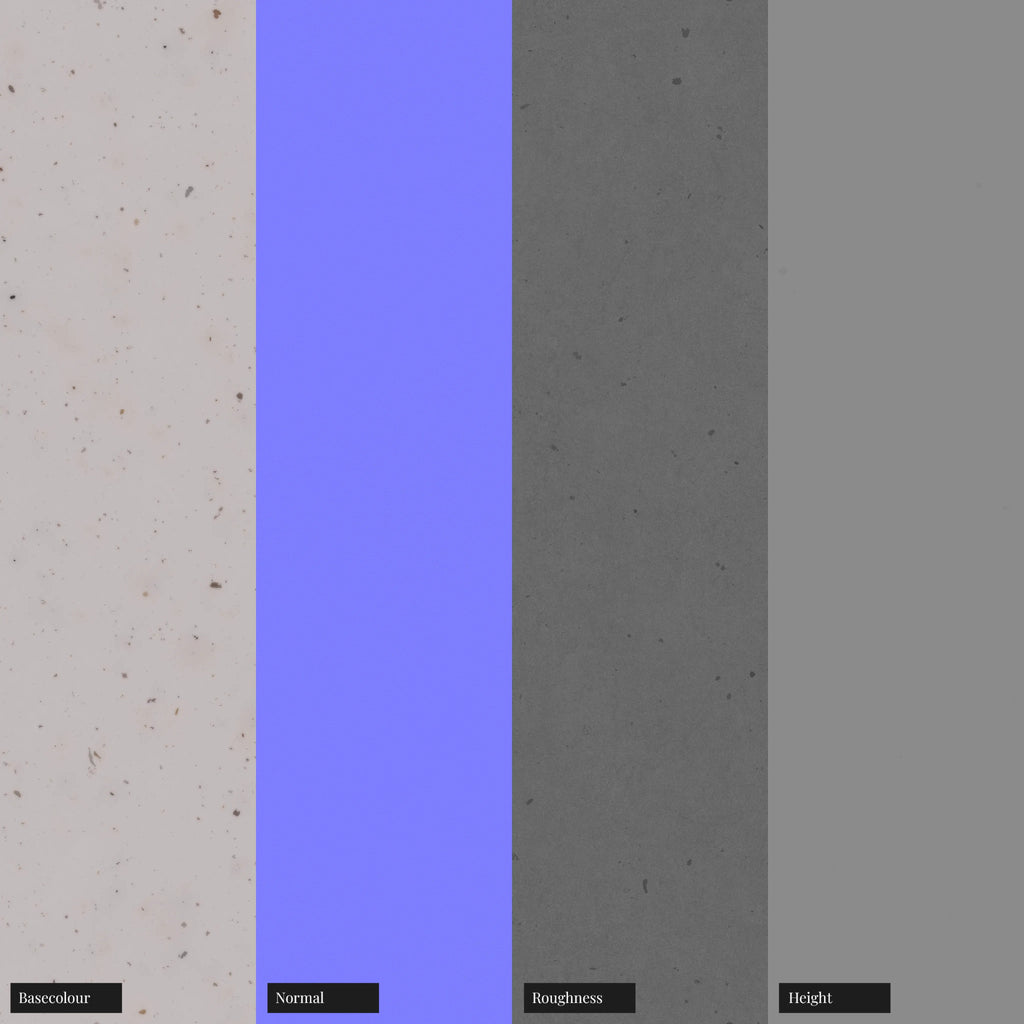 Fine Light Grey Bioplastic PBR Texture - Example Scene Visualization | Superellipse