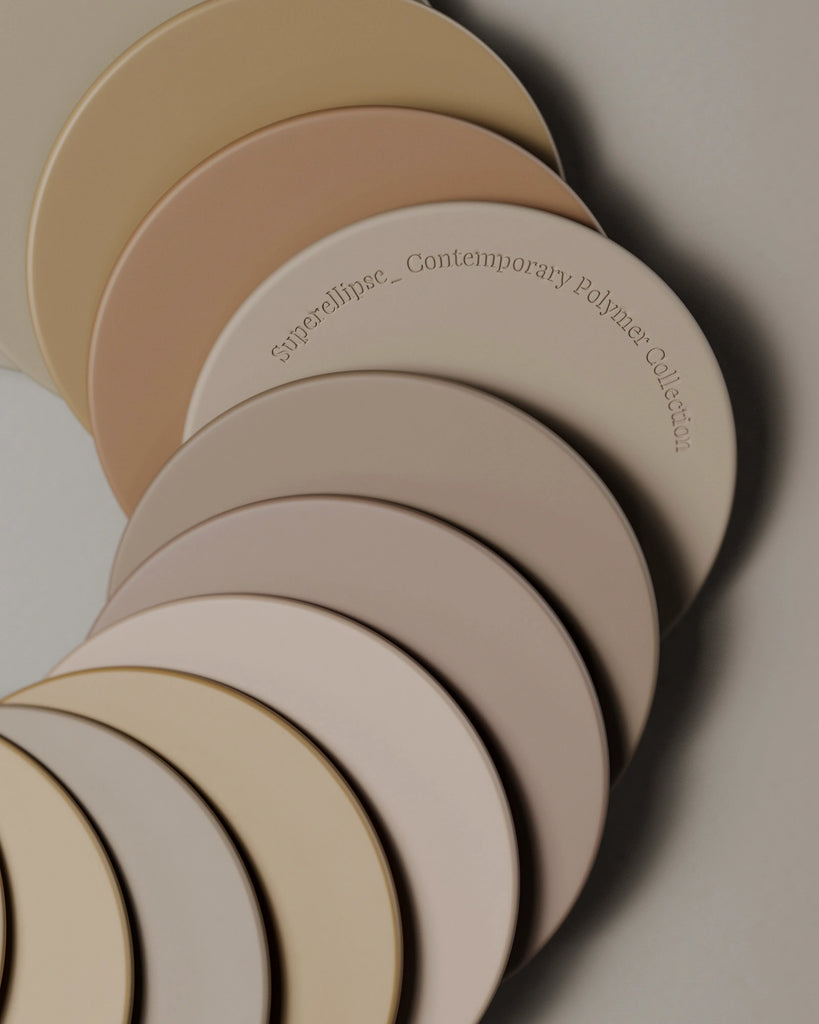 Tan Beige Matte Finish Plastic PBR Texture - Example Scene Visualization | Superellipse