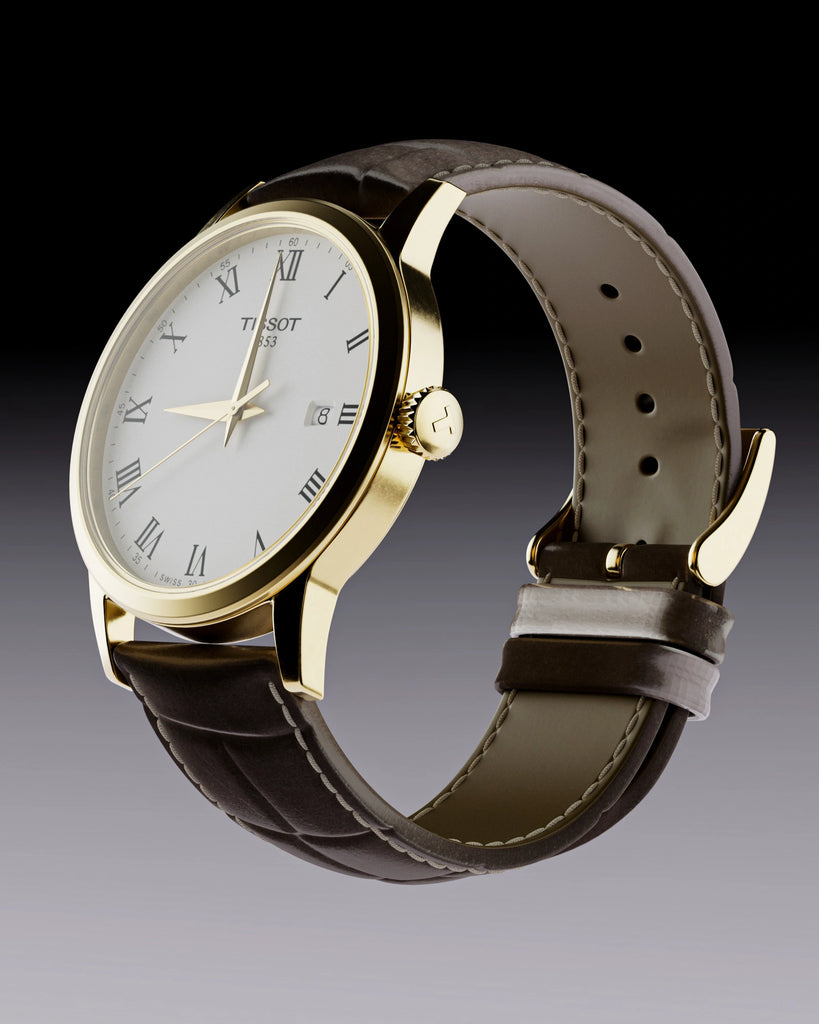 Polished As Cast Gold Metal PBR Texture - Example Scene Visualization | Superellipse