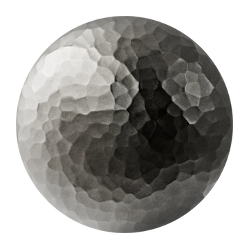 Hammered Cast Iron Metal PBR Texture - Sphere Swatch Preview | Superellipse