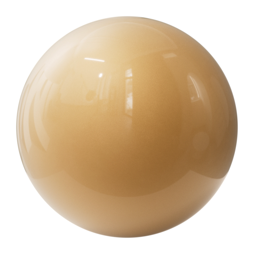 Sunset Gold Metallic Gloss Paint PBR Texture - Sphere Swatch Preview | Superellipse