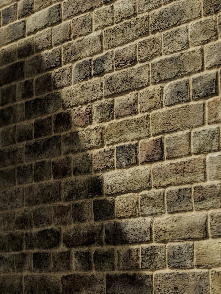 London Mixed Stock Brick English Bond PBR Texture - Example Scene Visualization | Superellipse