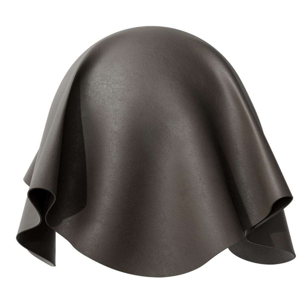 Nubuck Leather Sepia PBR Texture - Sphere Swatch Preview | Superellipse