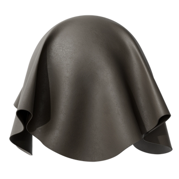 Nubuck Leather Sepia PBR Texture - Sphere Swatch Preview | Superellipse