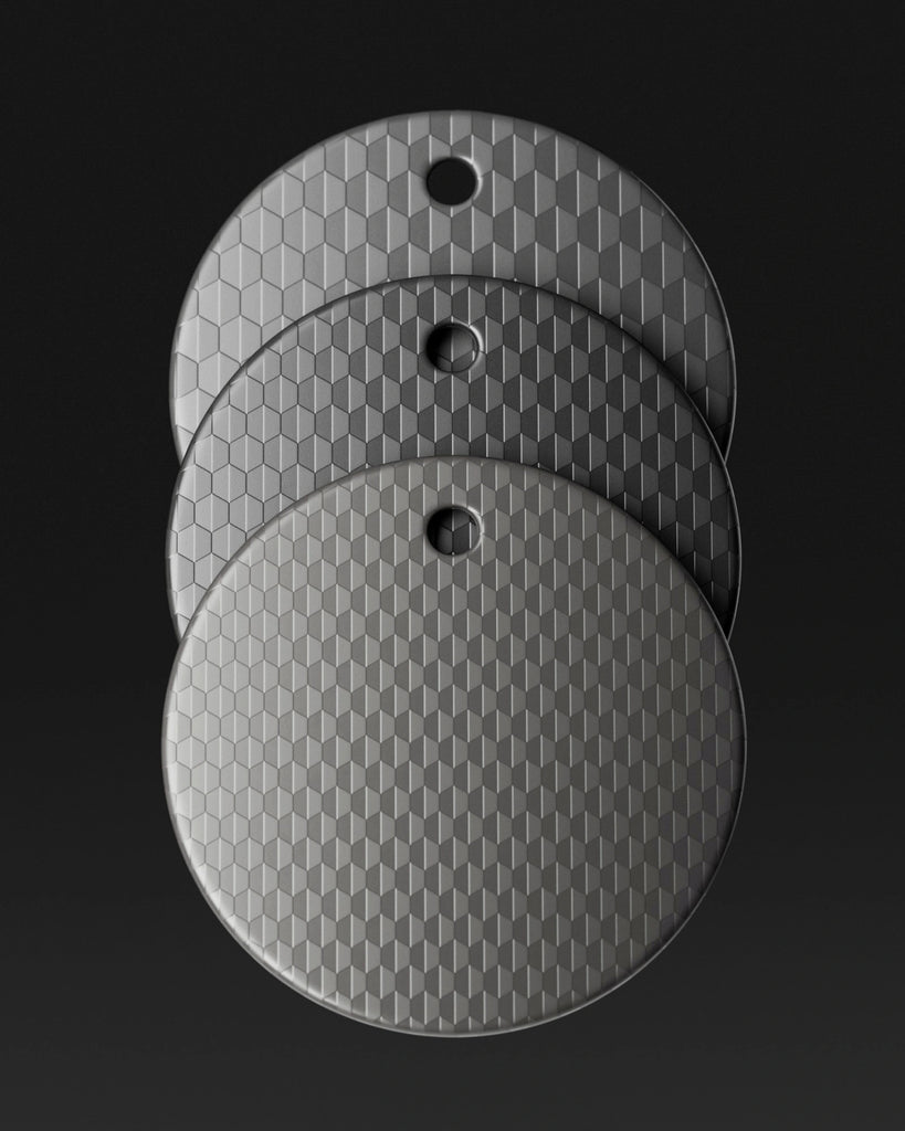 Half Hex Texture Patterned Plastic PBR Texture - Example Scene Visualization | Superellipse