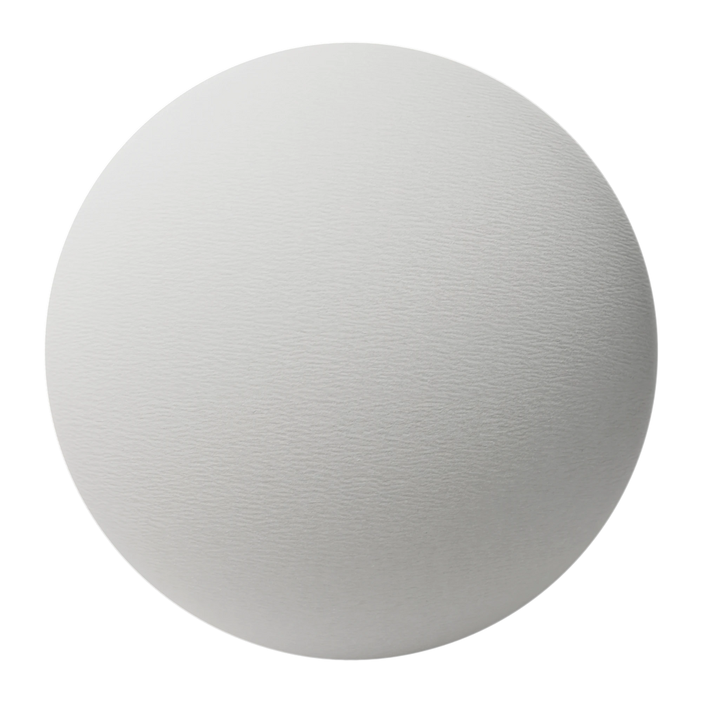 Textured Alabaster Matte Kraft Paper PBR Texture - Sphere Swatch Preview | Superellipse