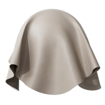 Bespoke Sandstone Natural Leather PBR Texture - Sphere Swatch Preview | Superellipse