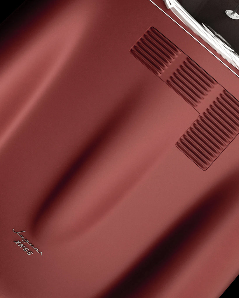 Racing Red Metallic Satin Paint PBR Texture - Example Scene Visualization | Superellipse