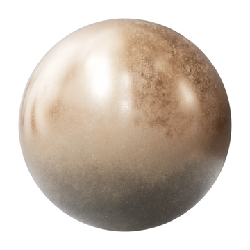 Burnished Jesmonite Copper Composite PBR Texture - Sphere Swatch Preview | Superellipse