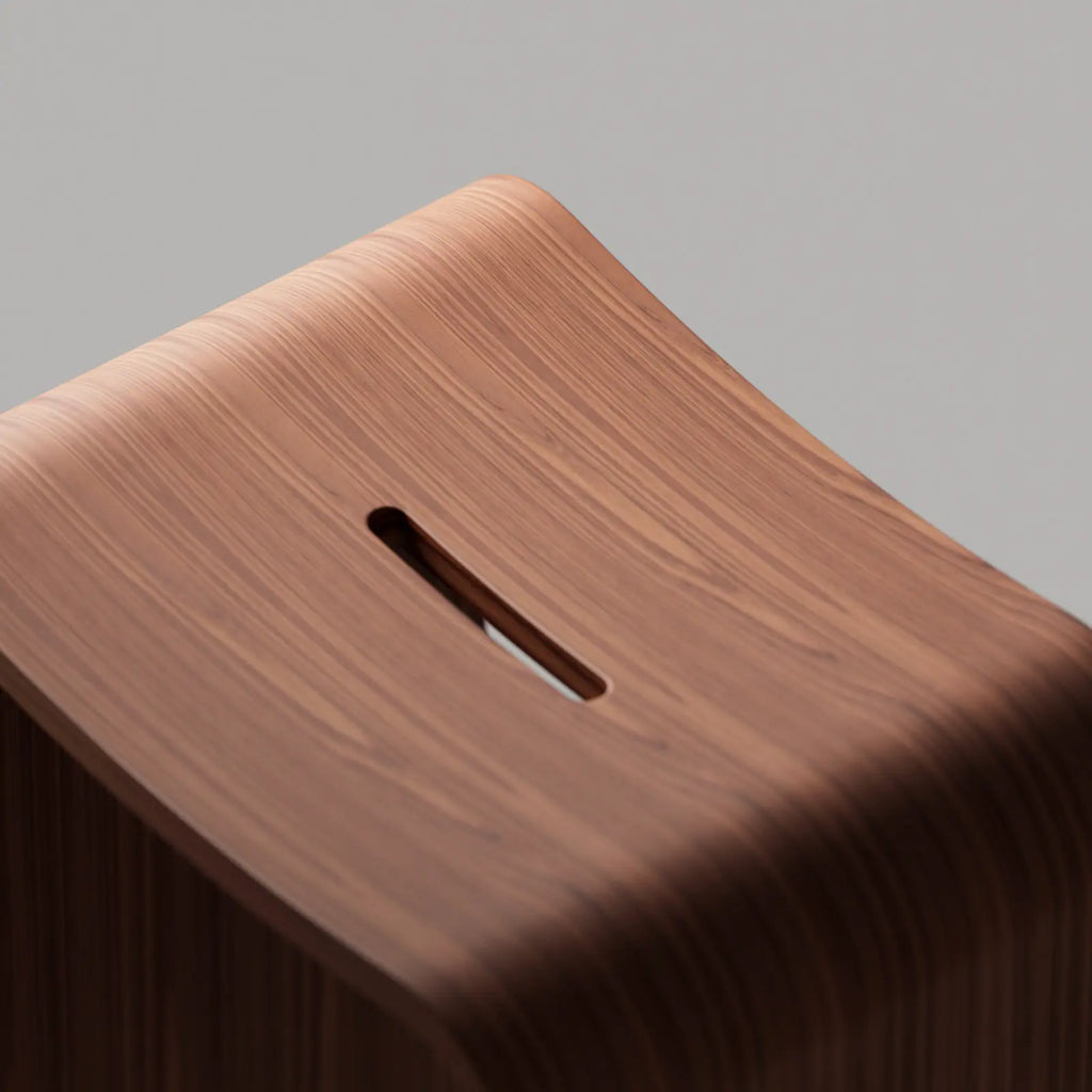 Rosewood Slip Matched Oiled Veneer Wood PBR Texture - Example Scene Visualization | Superellipse