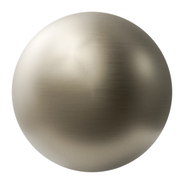 Rough Brushed Nickel Metal PBR Texture - Sphere Swatch Preview | Superellipse