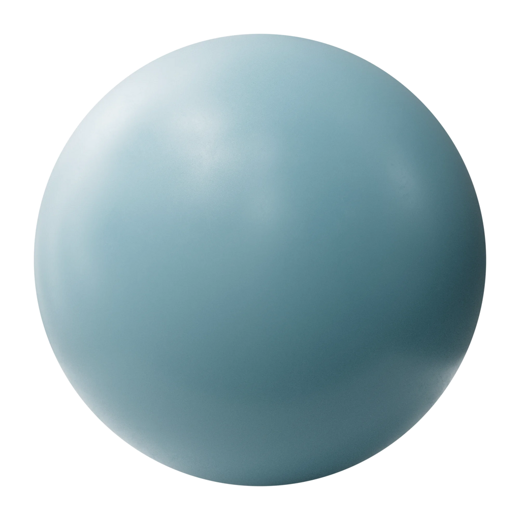 Stone Blue Lightly Worn Plastic PBR Texture - Sphere Swatch Preview | Superellipse