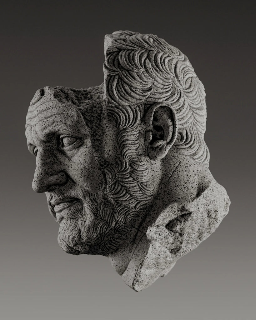 Portugal Grey Fine Pit Limestone PBR Texture - Example Scene Visualization | Superellipse