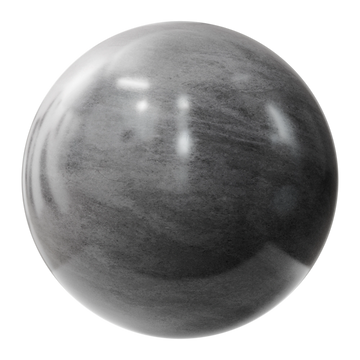 Dark Soapstone Polished PBR Texture - Sphere Swatch Preview | Superellipse