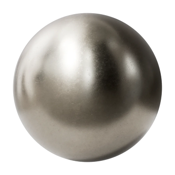 As Cast Platinum Metal PBR Texture - Sphere Swatch Preview | Superellipse