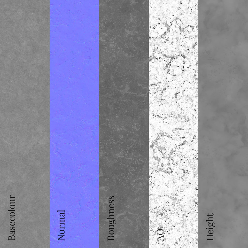 Rough Sand Cast Aluminium 02 PBR Texture - Example Scene Visualization | Superellipse