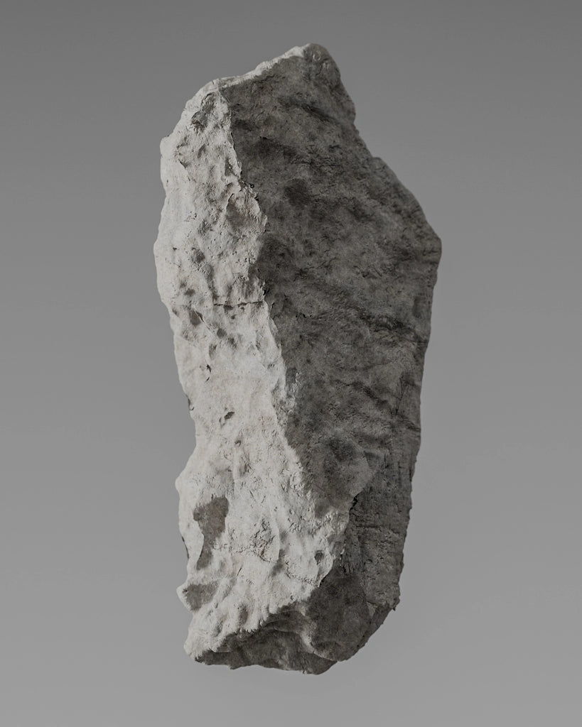 Ash Grey Unfinished Limestone PBR Texture - Example Scene Visualization | Superellipse