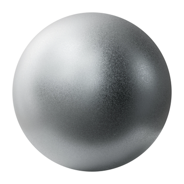 Sandblasted Chrome Metal PBR Texture - Sphere Swatch Preview | Superellipse