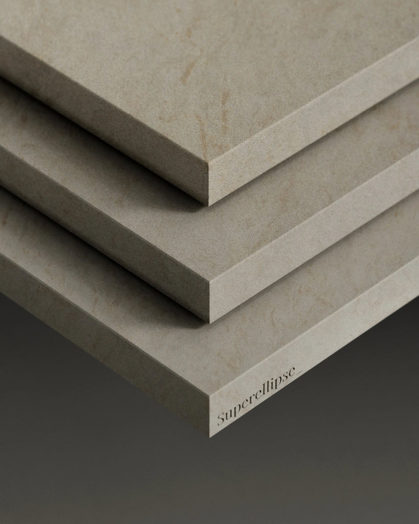 Moca Creme Sandblasted Limestone PBR Texture - Example Scene Visualization | Superellipse