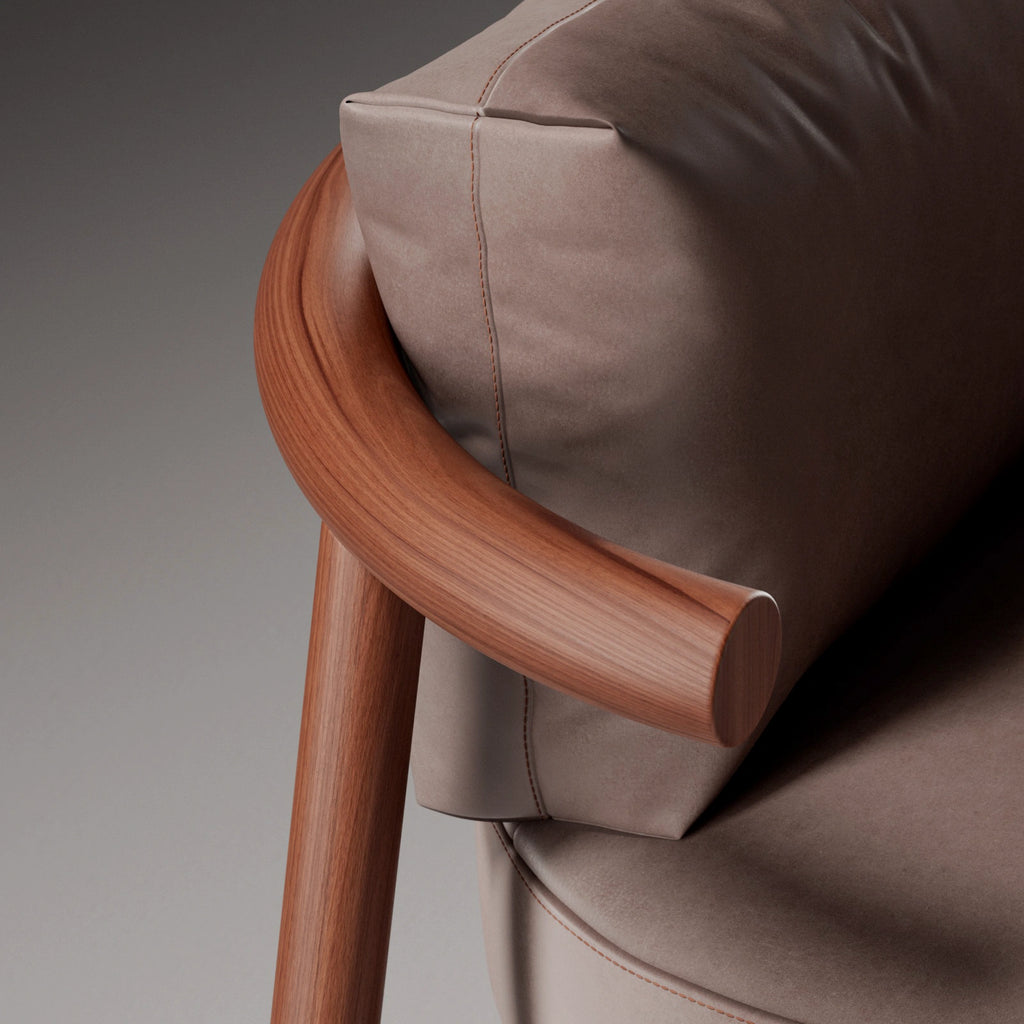 Australian Red Mahogany Bonded Veneer Wood PBR Texture - Example Scene Visualization | Superellipse