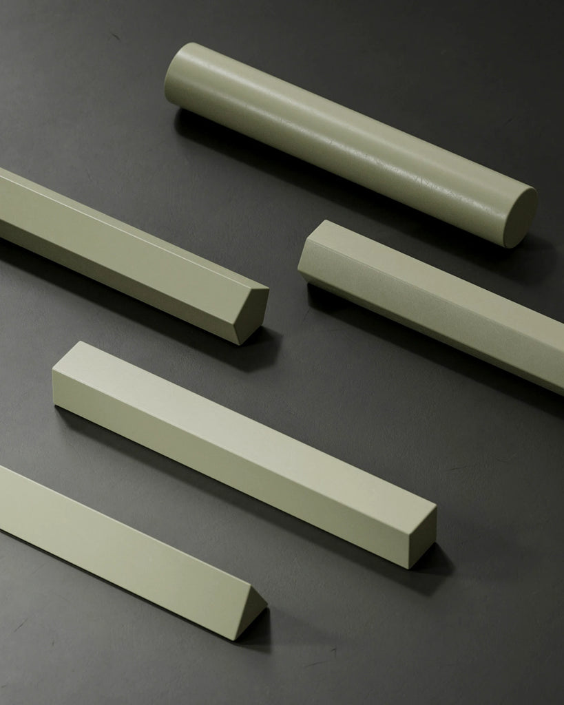 Lichen Green Heavily Damaged Plastic PBR Texture - Example Scene Visualization | Superellipse