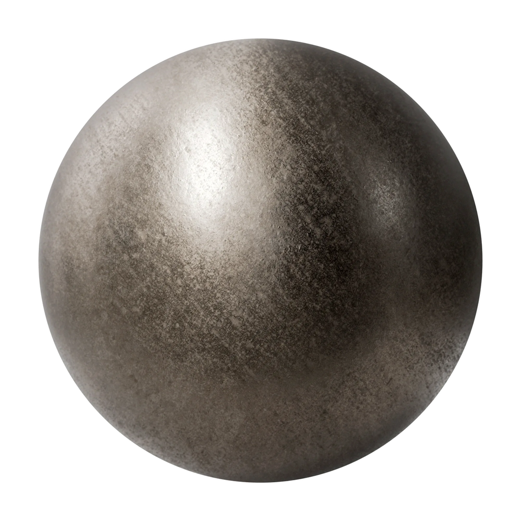Dark Hand Cast Bronze Metal PBR Texture - Sphere Swatch Preview | Superellipse