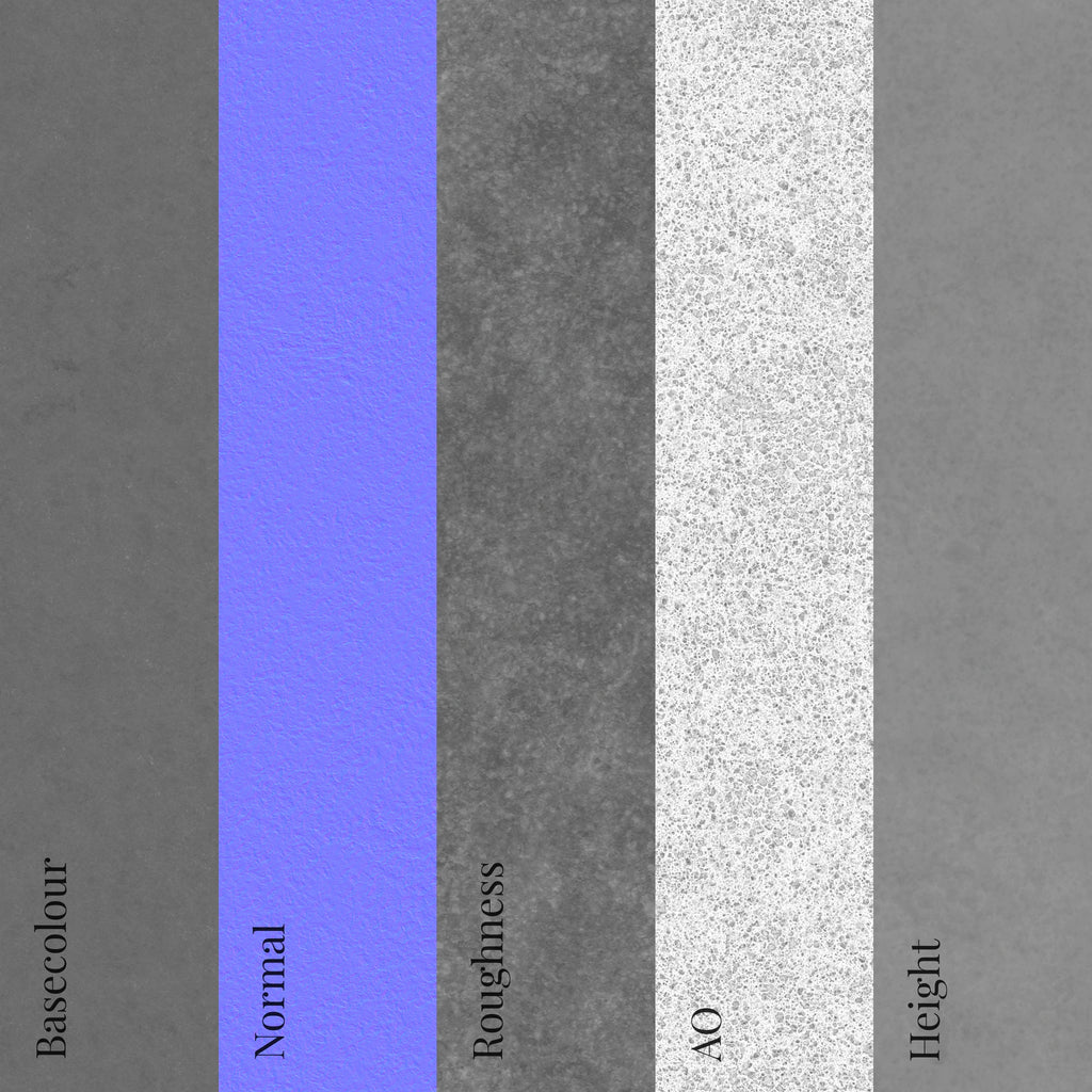 Sand Cast Aluminium PBR Texture - Example Scene Visualization | Superellipse