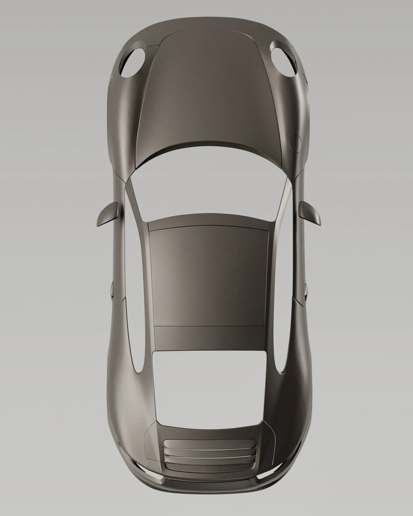 Arabica Brown Metallic Satin Paint PBR Texture - Example Scene Visualization | Superellipse