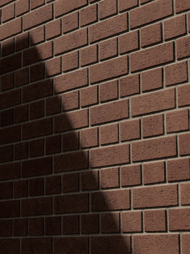 Red Clay Dragfaced English Bond Brick PBR Texture - Example Scene Visualization | Superellipse