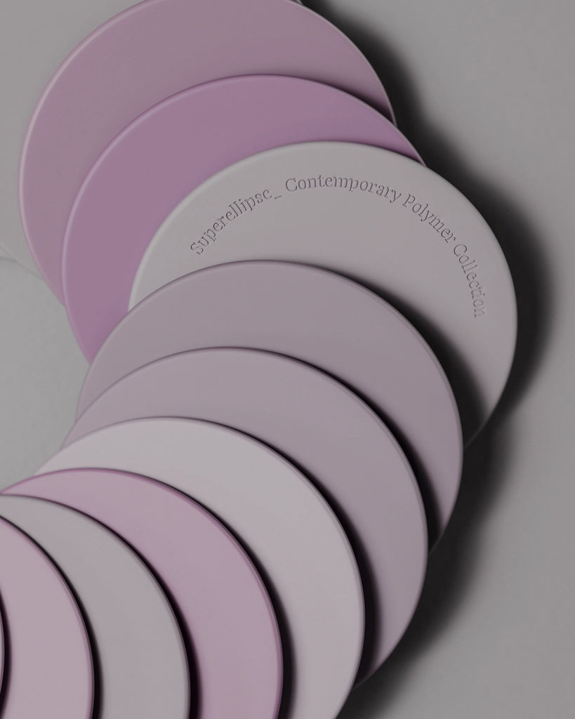 Light Plum Matte Finish Plastic PBR Texture - Example Scene Visualization | Superellipse