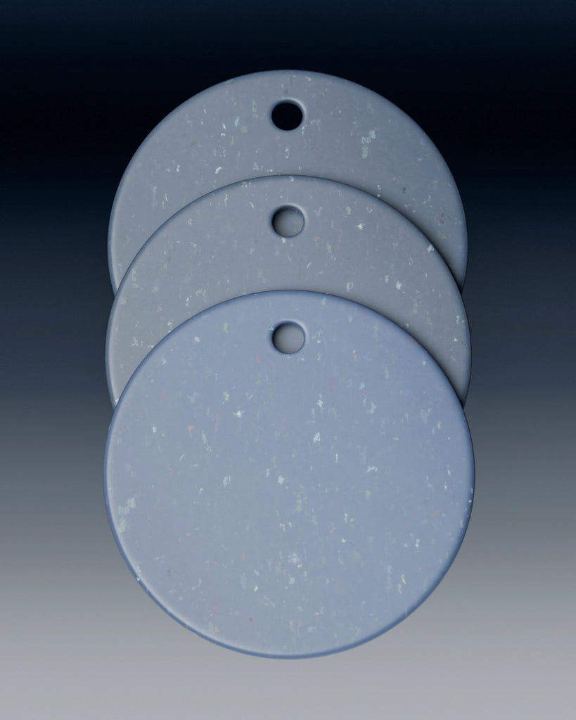 Colourful Fleck Navy Bioplastic PBR Texture - Example Scene Visualization | Superellipse