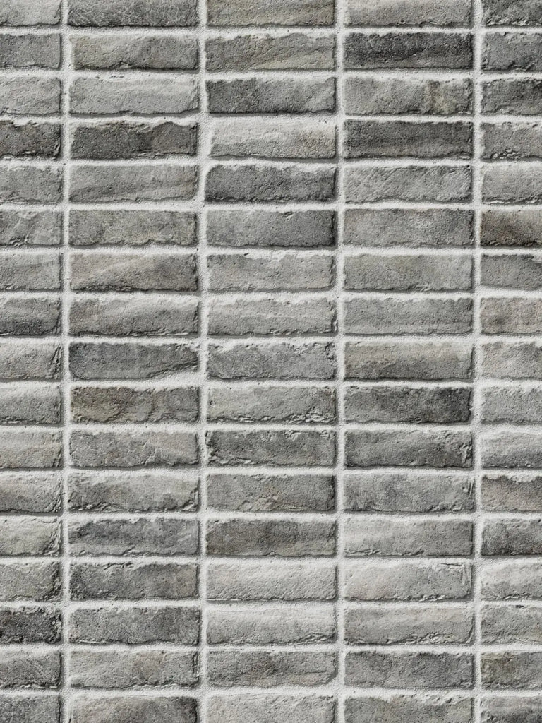 Weathered Ash Grey Brick Stack Bond PBR Texture - Example Scene Visualization | Superellipse