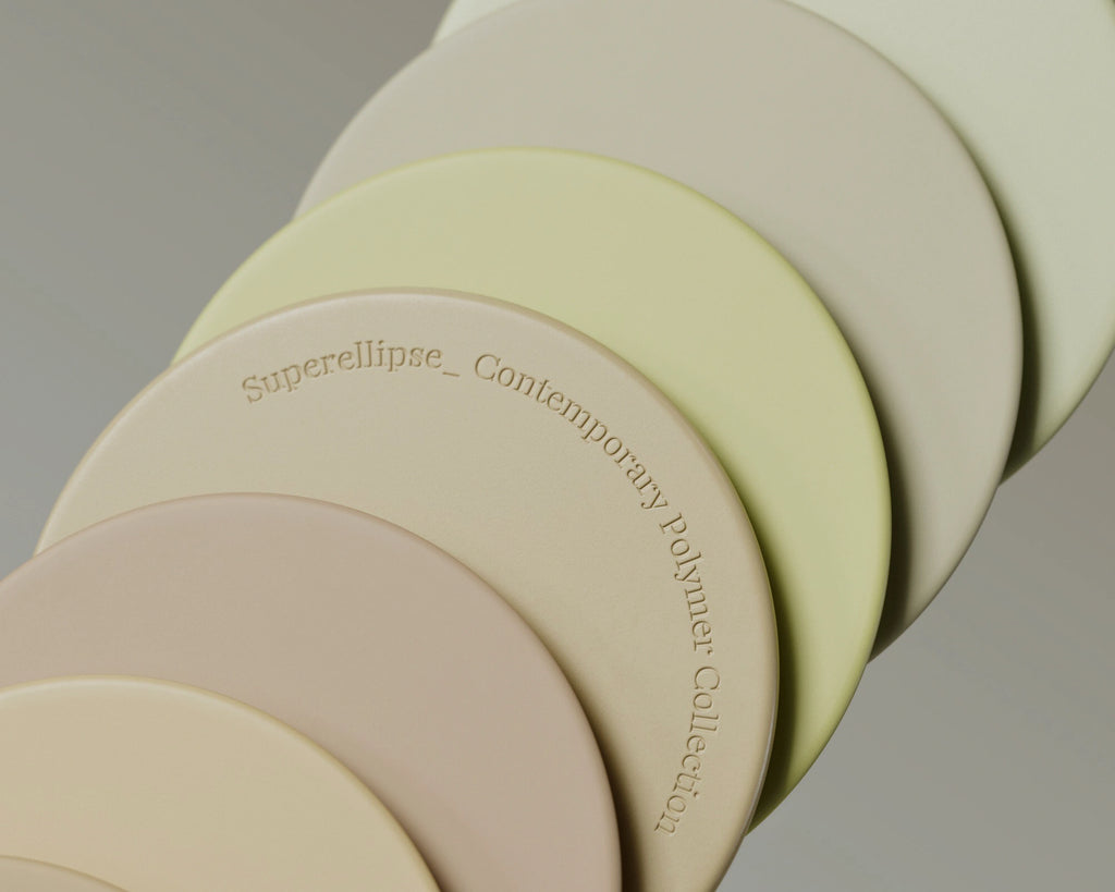 Tallow Beige Lightly Worn Plastic PBR Texture - Example Scene Visualization | Superellipse