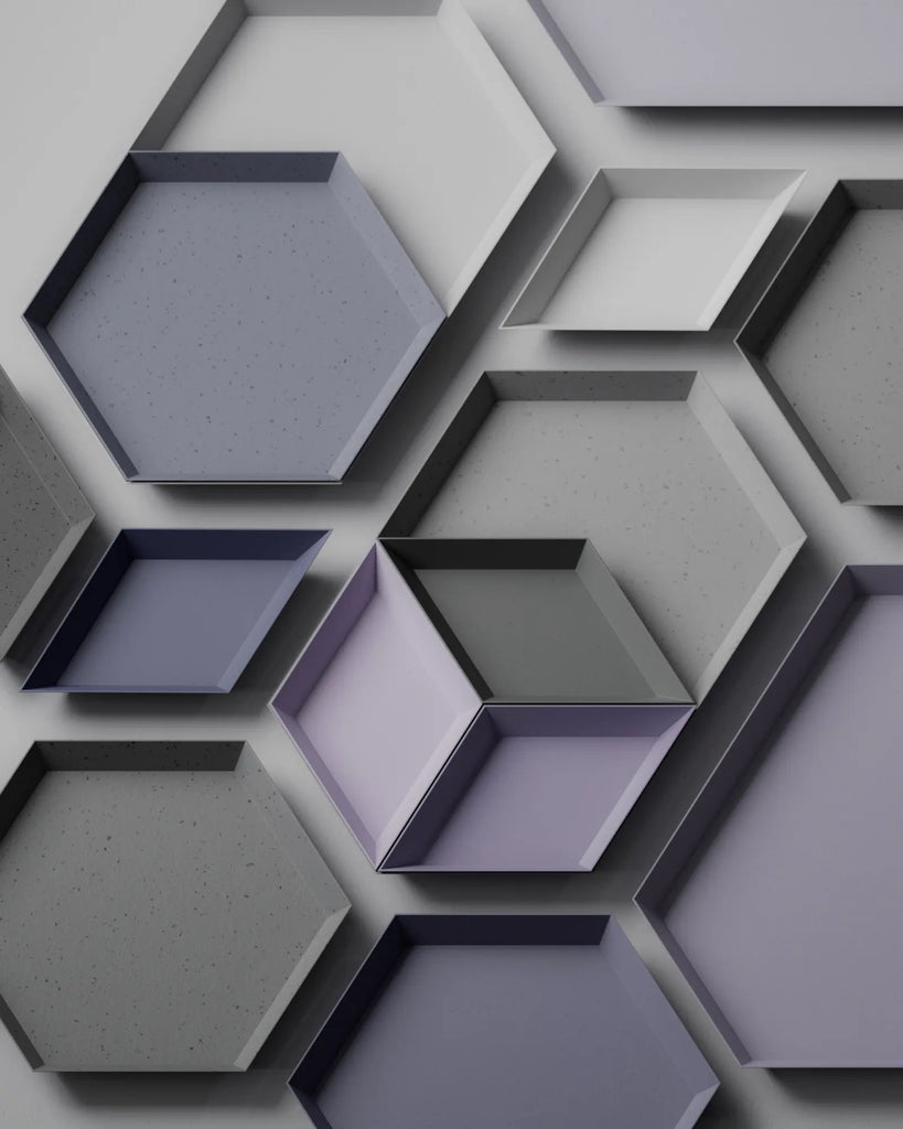 Dark Speckled Light Grey Plastic PBR Texture - Example Scene Visualization | Superellipse