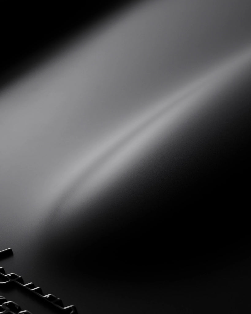 Onyx Black Metallic Satin Paint PBR Texture - Example Scene Visualization | Superellipse