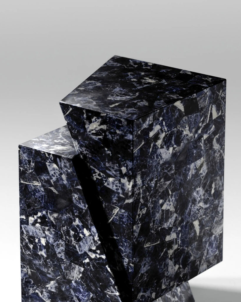 Sodalite Blue Honed Granite Slab PBR Texture - Example Scene Visualization | Superellipse