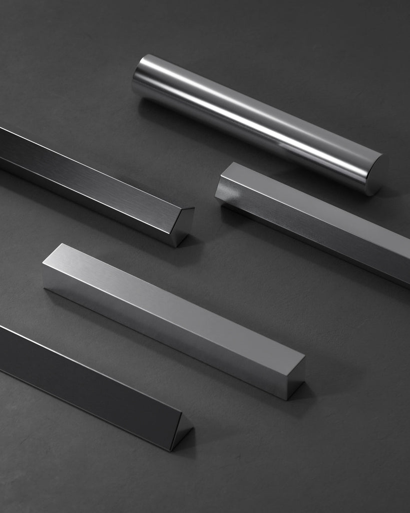 Fine Linear Brushed Aluminium Metal PBR Texture - Example Scene Visualization | Superellipse