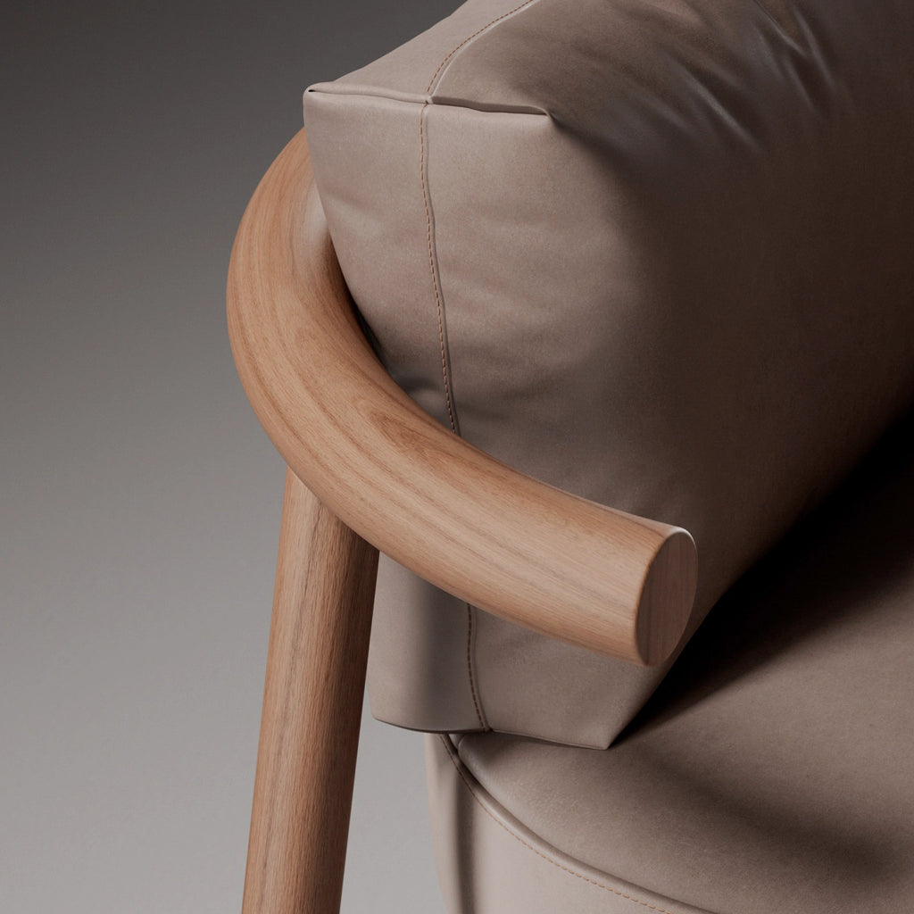 Mahogany Book Matched Veneer Wood PBR Texture - Example Scene Visualization | Superellipse