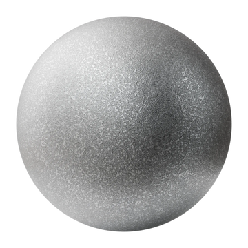 Industrial Cast Aluminium Metal PBR Texture - Sphere Swatch Preview | Superellipse