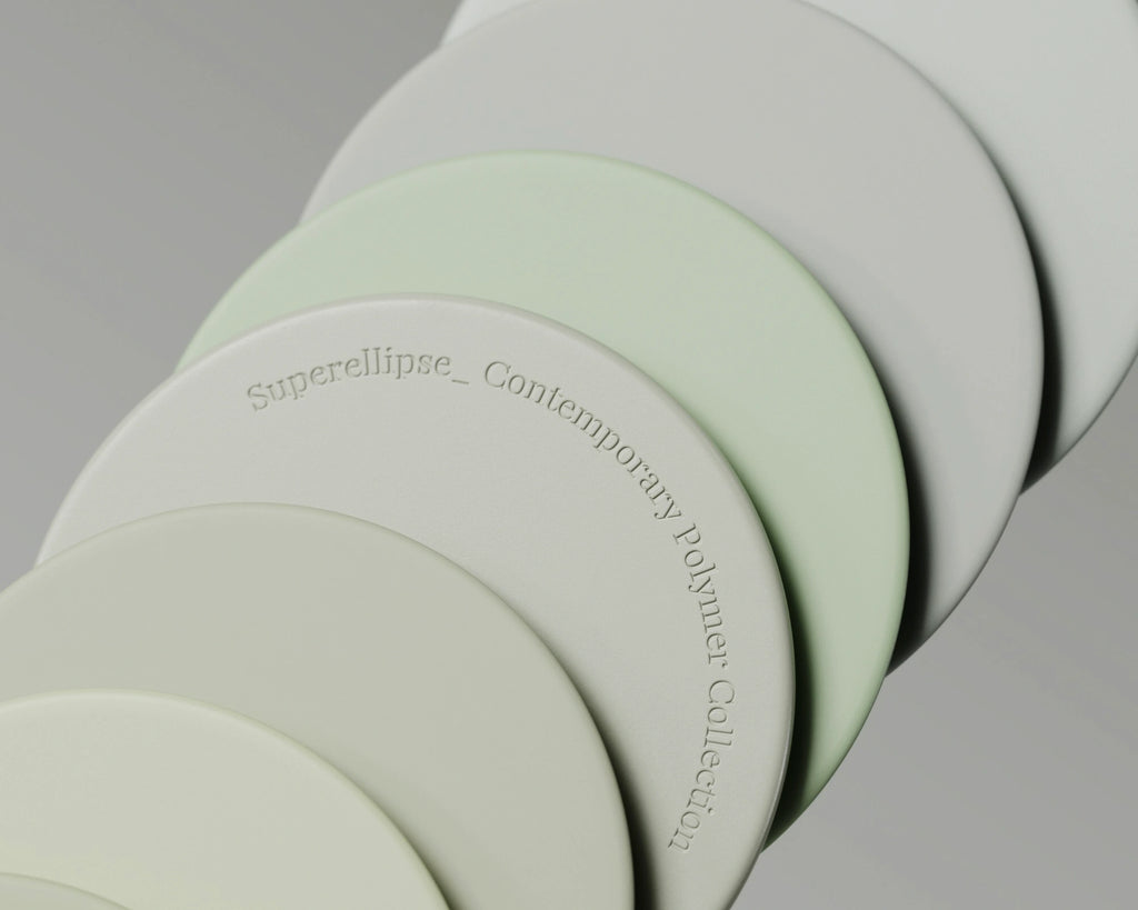 Mist Green Lightly Worn Plastic PBR Texture - Example Scene Visualization | Superellipse