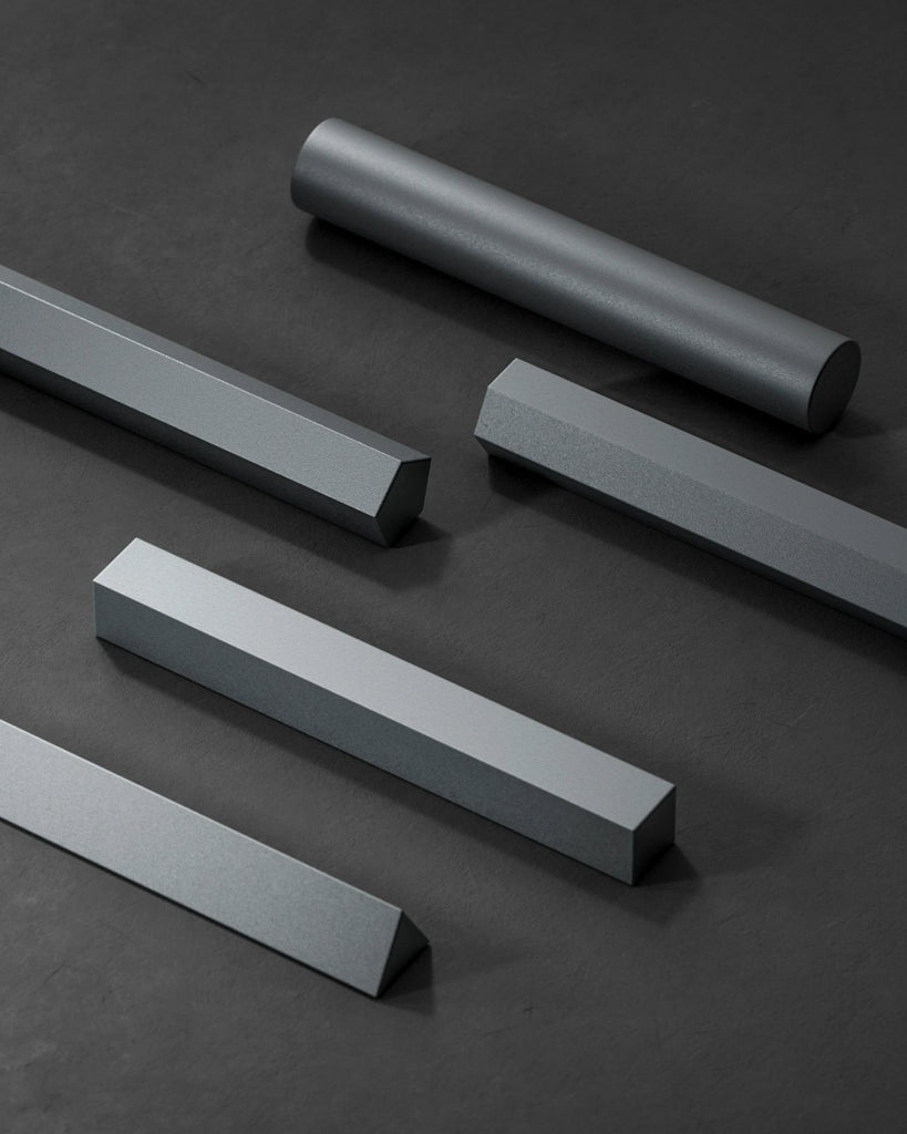 Sandblasted Matte Chrome Metal PBR Texture - Example Scene Visualization | Superellipse