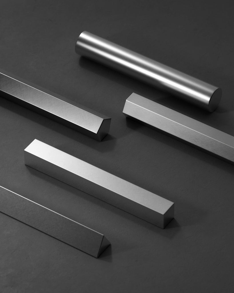 Fine Crosshatch Brushed Silver Metal PBR Texture - Example Scene Visualization | Superellipse