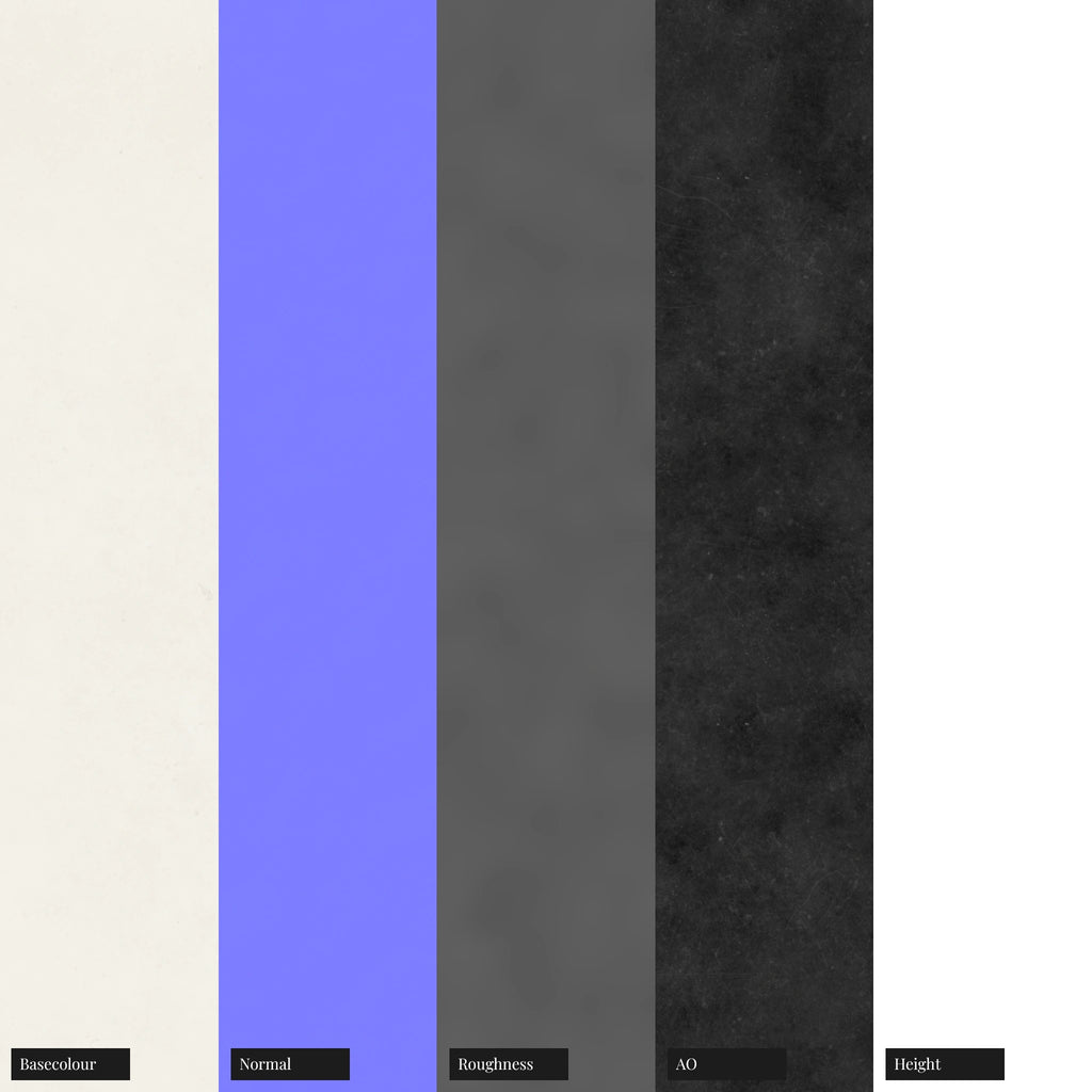 Polished As Cast Silver Metal PBR Texture - Example Scene Visualization | Superellipse